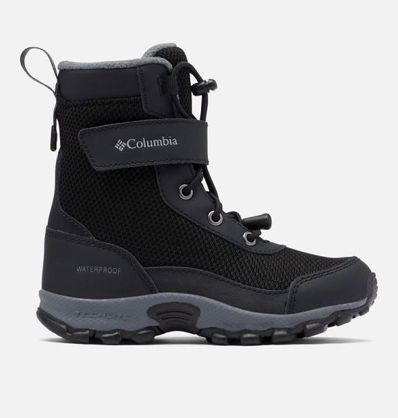 Columbia Omni-Heat Waterproof Boots Boys Black USA (US2432885)
